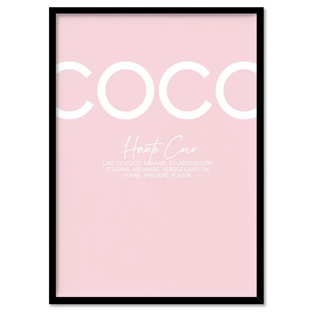 Haute Coco Blush - Art Print